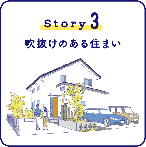 Story3 吹抜けのある住まい